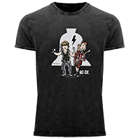 Camiseta Rock ACDC Denim negra