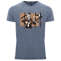 Camiseta Rock Cash Denim