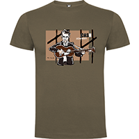 Camiseta Rock Cash Marron