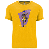 Camiseta Rock Keith Mostaza