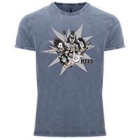 Camiseta Rock Kiss Denim