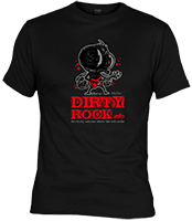 Camiseta Mosca Cojonera Dirty Rock negra