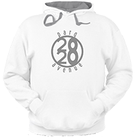 Sudadera Brand blanco/gris